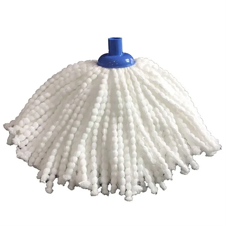 New Design Wholesale Industrial White Microfiber Mop Head
